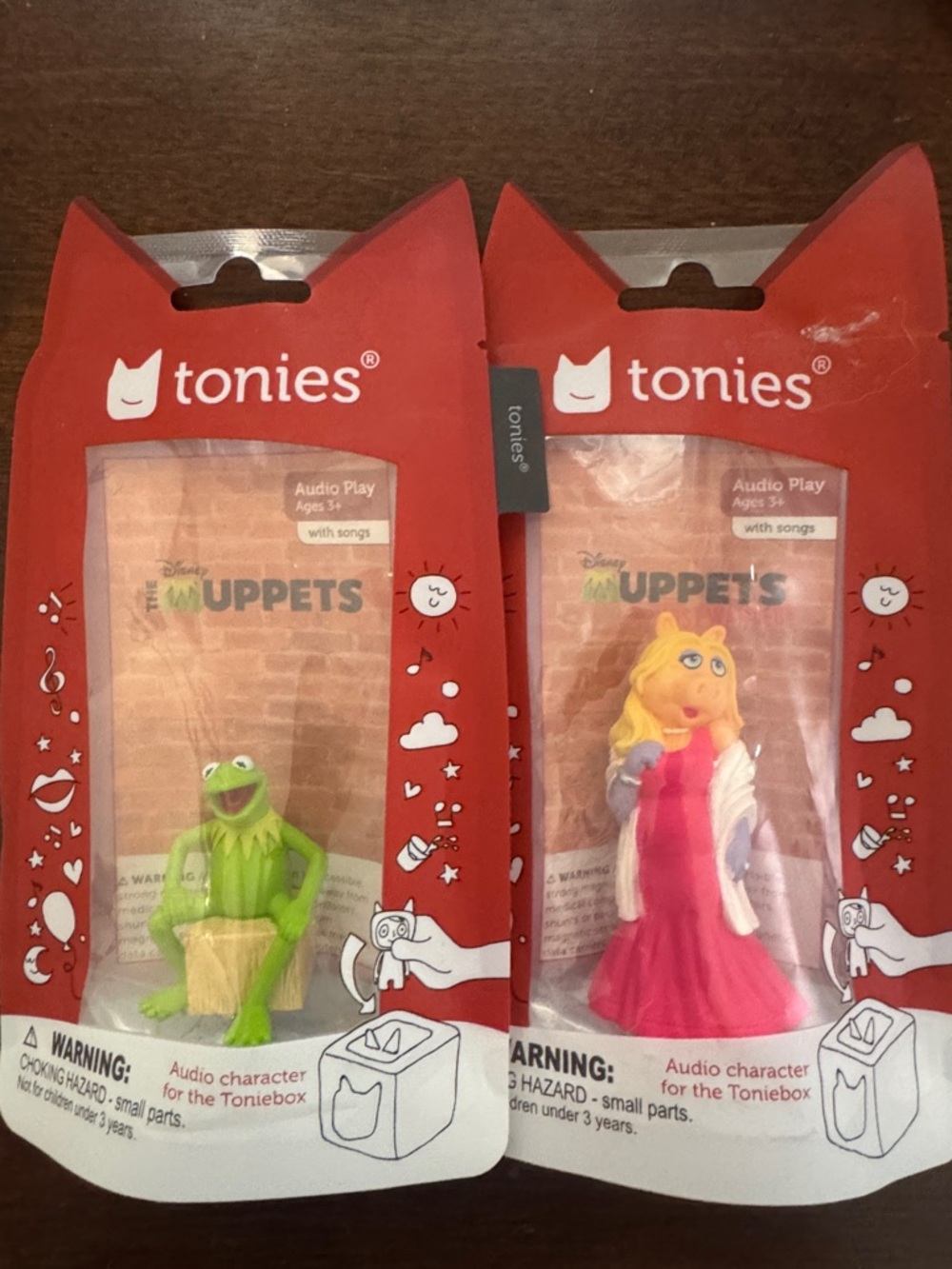 Tonies Disney The Muppets Kermit & Miss Piggy Audio Characters - Green & Pink